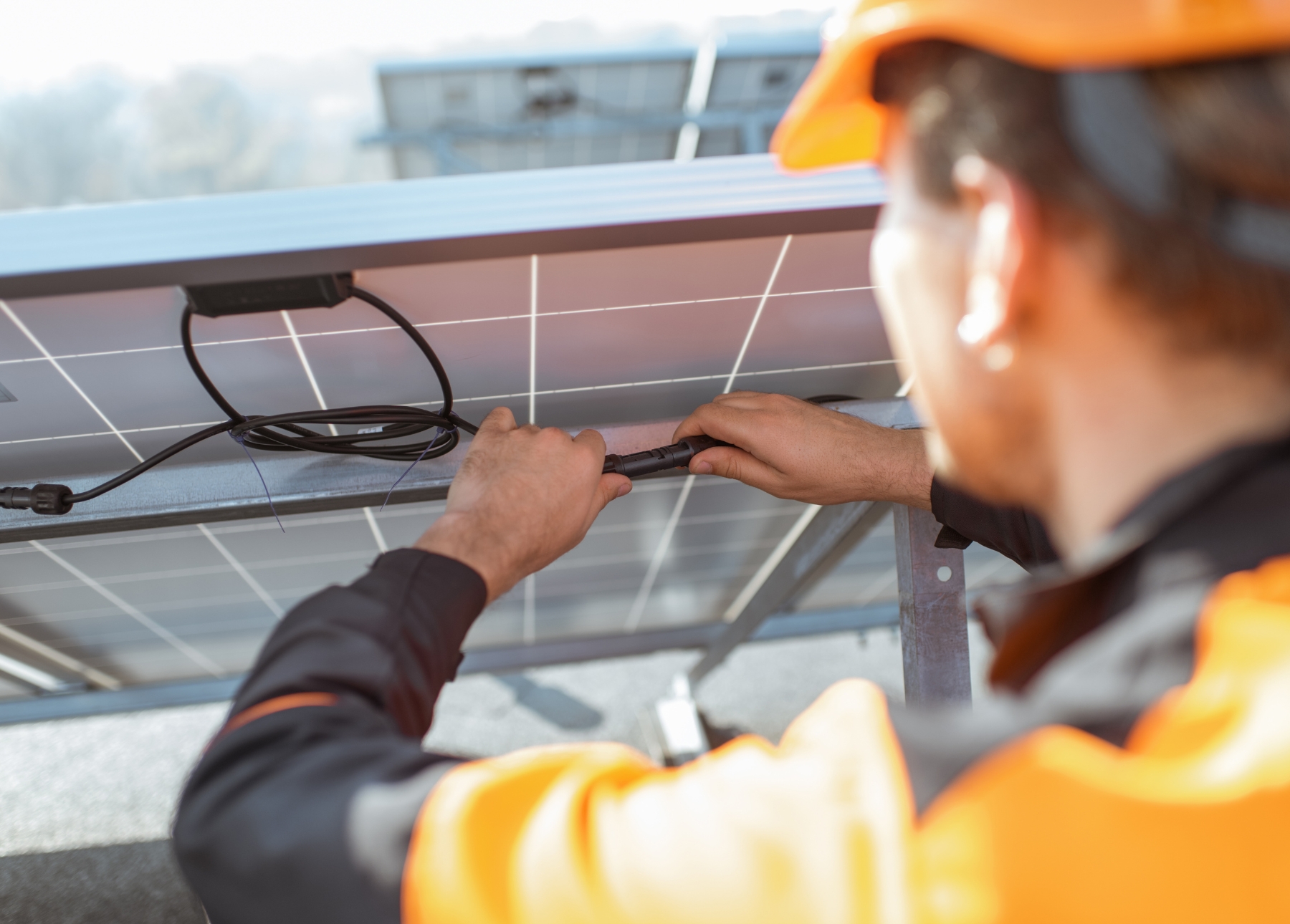 Solar panel servicing for maximum performance