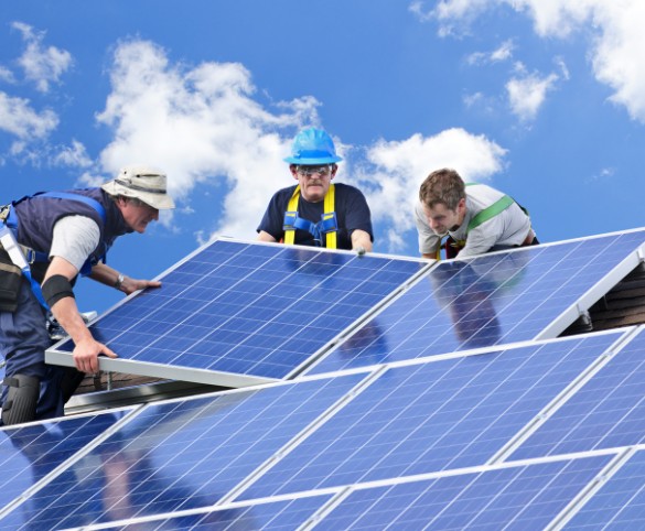 Solar panel installations that contribute to green energy